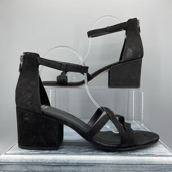 NEW Eileen Fisher Women’s Noni D’Orsay Sandals Black Size 11 - Picture 1 of 10